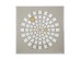 Artekko Mosaic Μπεζ Διακοσμητικός Πίνακας με Λευκή Χάρτινη Τεχνοτροπία σε Plexiglass Κορνίζα (90x5x90)cm