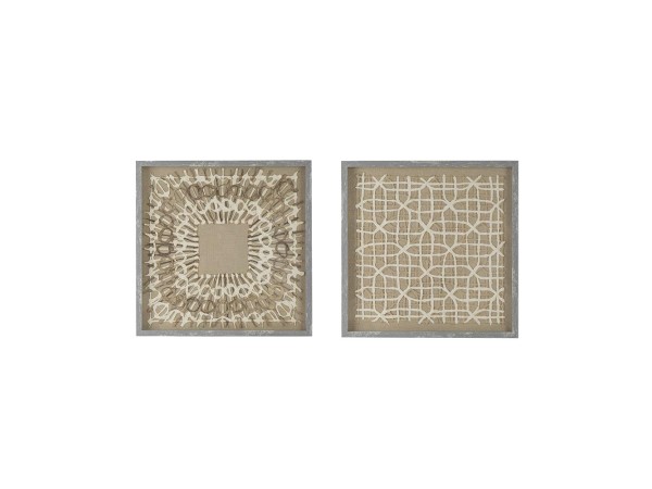 Artekko Shadow Διακοσμητικά Τοίχου με Σχέδια MDF Εκρού Artekko Shadow Διακοσμητικά Τοίχου με Σχέδια MDF Εκρού