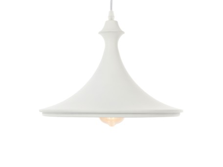 Artekko Aluminum Φωτιστικό Οροφής Μονόφωτο (Ε27) Λευκό/Μπρονζέ (34x34x27)cm