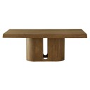 Artekko Asos Καφέ Τραπεζαρία MDF (200x110x77)cm