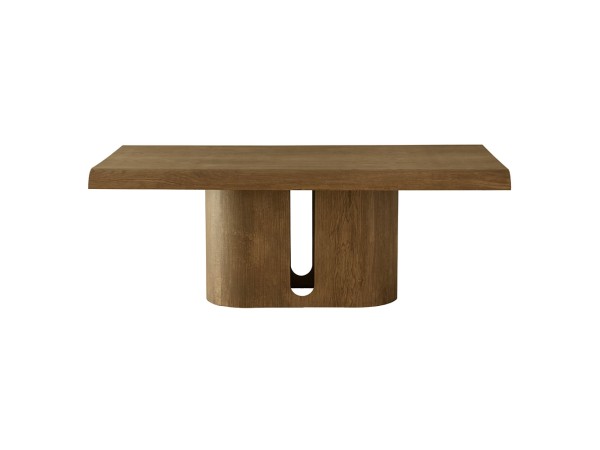 Artekko Asos Καφέ Τραπεζαρία MDF (200x110x77)cm