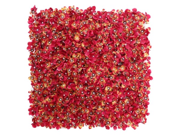 Artekko Uraclaoy Τεχνητή Φυλλωσιά Ορτανσία Κόκκινη (50x50x6)cm