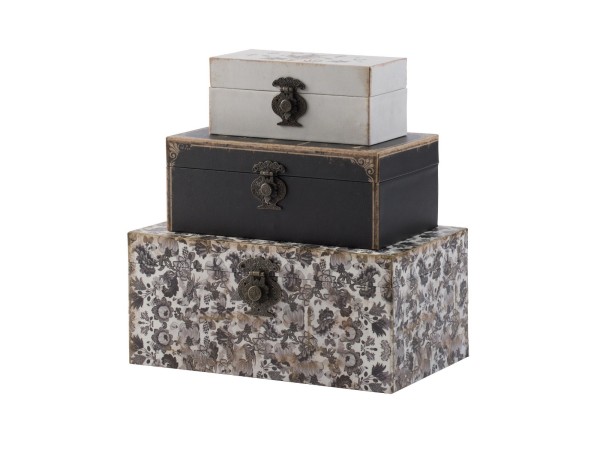 Artekko Box Κοσμηματοθήκη/Κουτί Διακοσμητικό Πολύχρωμο MDF (19x31x14)cm Σετ/3 Artekko Box Κοσμηματοθήκη/Κουτί Διακοσμητικό Πολύχρωμο MDF (19x31x14)cm Σετ/3