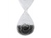 Artekko Hourglass Γυάλινη Κλεψύδρα με Ανάγλυφο Τριαντάφυλλο και Μαύρη Άμμο (8.6x8.6x20.4)cm Artekko Hourglass Γυάλινη Κλεψύδρα με Ανάγλυφο Τριαντάφυλλο και Μαύρη Άμμο (8.6x8.6x20.4)cm