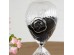 Artekko Hourglass Γυάλινη Κλεψύδρα με Ανάγλυφο Τριαντάφυλλο και Μαύρη Άμμο (9.8x9.8x25.4)cm Artekko Hourglass Γυάλινη Κλεψύδρα με Ανάγλυφο Τριαντάφυλλο και Μαύρη Άμμο (9.8x9.8x25.4)cm
