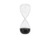Artekko Hourglass Γυάλινη Κλεψύδρα με Ανάγλυφο Τριαντάφυλλο και Μαύρη Άμμο (9.8x9.8x25.4)cm Artekko Hourglass Γυάλινη Κλεψύδρα με Ανάγλυφο Τριαντάφυλλο και Μαύρη Άμμο (9.8x9.8x25.4)cm