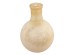 Artekko Frosted Γυάλινο Βάζο σε Μελί Απόχρωση (20.3x20.3x27.9)cm