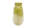 Artekko Frosted Γυάλινο Βάζο σε Πράσινο Απόχρωση (16.5x16.5x31.8)cm