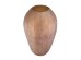 Artekko Frosted Γυάλινο Βάζο σε Πορτοκαλί Απόχρωση (20.3x20.3x33.8)cm Artekko Frosted Γυάλινο Βάζο σε Πορτοκαλί Απόχρωση (20.3x20.3x33.8)cm