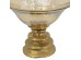 Artekko Amber Γυάλινο Μπολ σε Χρυσή Μεταλλική Βάση (21.5x21.5x17.8)cm Artekko Amber Γυάλινο Μπολ σε Χρυσή Μεταλλική Βάση (21.5x21.5x17.8)cm