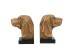 Artekkol Bookends Μπρονζέ Βιβλιοστάτες Ρητίνης με Σκυλιά (17.8x15x22)cm 2pcs