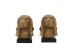 Artekkol Bookends Μπρονζέ Βιβλιοστάτες Ρητίνης με Σκυλιά (17.8x15x22)cm 2pcs