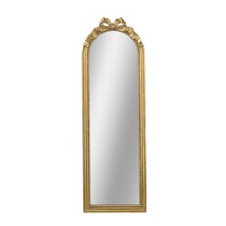 Artekko Dia Χρυσός MDF Καθρέπτης Τοίχου (40.2x4x124)cm