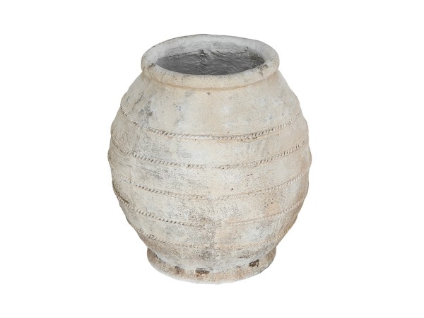 Artekko Antique Μπεζ Βάζο με Παλαίωση από Μαγνήσιο (44.5x44.5x47)cm Artekko Antique Μπεζ Βάζο με Παλαίωση από Μαγνήσιο (44.5x44.5x47)cm