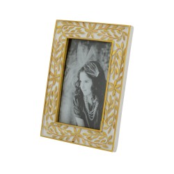 Artekko Frame Λευκή Κορνίζα Ρητίνης για Φωτογραφία 4Χ6