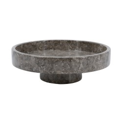Artekko Marble Γκρι Μαρμάρινη Πιατέλα (25x25x8)cm