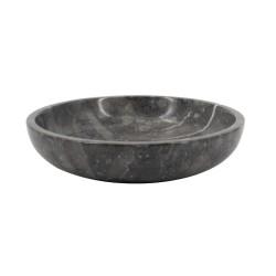 Artekko Marble Γκρι Μαρμάρινο Μπολ (21x21x4.5)cm
