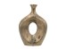 Artekko Lidded Μπρονζέ Κεραμικό Βάζο (23x8x33.5)cm