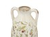 Artekko Aging Λευκό Κεραμικό Βάζο με Λουλούδια (15x15x39.5)cm Artekko Aging Λευκό Κεραμικό Βάζο με Λουλούδια (15x15x39.5)cm