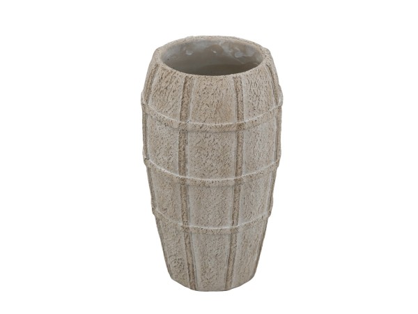 Artekko Cement Μπεζ Τσιμεντένιο Βάζο (18x18x30.5)cm Artekko Cement Μπεζ Τσιμεντένιο Βάζο (18x18x30.5)cm