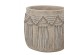 Artekko Cement Μπεζ Τσιμεντένια Κασπώ (19.5x19.5x17)cm 2pcs Artekko Cement Μπεζ Τσιμεντένια Κασπώ (19.5x19.5x17)cm 2pcs
