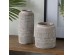 Artekko Cement Μπεζ Τσιμεντένιο Βάζο (14x14x30)cm