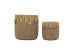 Artekko Cement Καφέ Τσιμεντένια Κασπώ (20x20x20)cm 2pcs Artekko Cement Καφέ Τσιμεντένια Κασπώ (20x20x20)cm 2pcs