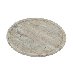 Artekko Marble Γκρι Μαρμάρινος Δίσκος Πλατό (25x25x1.8)cm