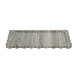 Artekko Marble Γκρι Μαρμάρινος Δίσκος Πλατό (35.5x20x1.8)cm