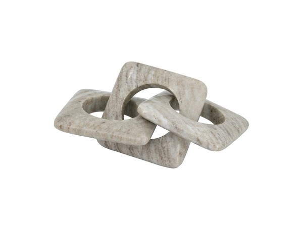 Artekko Marble Γκρι Μαρμάρινη Διακοσμητική Αλυσίδα (26x10x2.5)cm