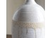 Artekko Glazed Μπεζ Κεραμικό Βάζο (18.5x18.5x44)cm