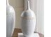 Artekko Glazed Μπεζ Κεραμικό Βάζο (18.5x18.5x44)cm