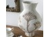 Artekko Antique Λευκό Κεραμικό Βάζο με Καφέ Λεπτομέρειες (20x20x28.5)cm Artekko Antique Λευκό Κεραμικό Βάζο με Καφέ Λεπτομέρειες (20x20x28.5)cm