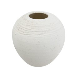 Artekko Antique Λευκό Κεραμικό Βάζο (23.2x23.2x22.2)cm