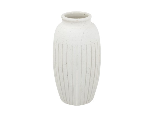 Artekko Antique Λευκό Κεραμικό Βάζο (19.5x19.5x38)cm