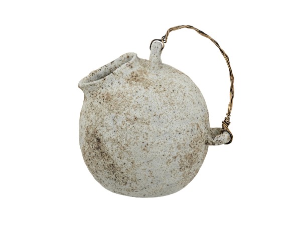 Artekko Antique Κεραμικό Βάζο σε Μπεζ Αποχρώση (25x21x26.2)cm Artekko Antique Κεραμικό Βάζο σε Μπεζ Αποχρώση (25x21x26.2)cm