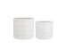 Artekko Planter Λευκά Κεραμικά Κασπώ (18x18x17)cm 2 pcs Artekko Planter Λευκά Κεραμικά Κασπώ (18x18x17)cm 2 pcs