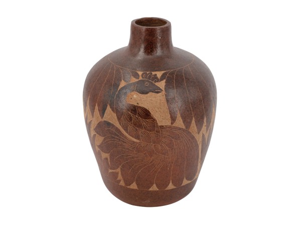 Artekko Antique Βάζο από Τερακότα σε Καφέ Αποχρώσεις (23x23x33)cm Artekko Antique Βάζο από Τερακότα σε Καφέ Αποχρώσεις (23x23x33)cm