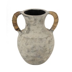 Artekko Antique Μπεζ Βάζο από Τερακότα (28x24x35)cm