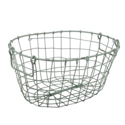 Artekko Coojo Καλάθι Μεταλλικό Γκρί (40x28x19)cm