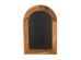 Artekko Woody Καφέ Καθρέπτης Τοίχου από Ξύλο Teak (60x90x6)cm