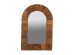 Artekko Woody Καφέ Καθρέπτης Τοίχου από Ξύλο Teak (60x90x6)cm