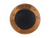 Artekko Woody Καφέ Καθρέπτης Τοίχου από Ξύλο Teak (80x80x6)cm