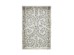 Artekko Ivory Γκρι Διακοσμητικός Δίσκος από MDF και Capiz (45x30x6)cm