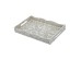 Artekko Ivory Γκρι Διακοσμητικός Δίσκος από MDF και Capiz (45x30x6)cm