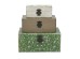 Artekko Box Πολύχρωμα MDF Διακοσμητικά Κουτιά Κοσμηματοθήκες (19x31x14)cm 3pcs
