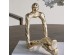 Artekko Figurine Χρυσό Μεταλλικό Επιτραπέζιο Διακοσμητικό Γλυπτό με Φιγούρα (21x12x22)cm Artekko Figurine Χρυσό Μεταλλικό Επιτραπέζιο Διακοσμητικό Γλυπτό με Φιγούρα (21x12x22)cm