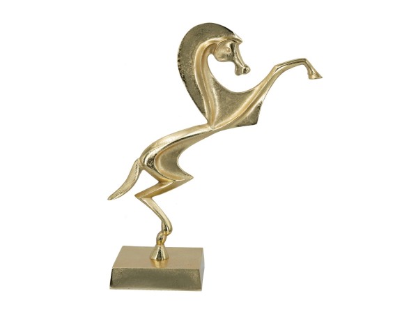 Artekko Animal Χρυσό Μεταλλικό Διακοσμητικό με Άλογο (38x15x45)cm