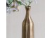 Artekko Noble Χρυσό Μεταλλικό Βάζο (9.5x9.5x38)cm