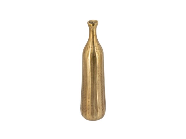 Artekko Noble Χρυσό Μεταλλικό Βάζο (9.5x9.5x38)cm